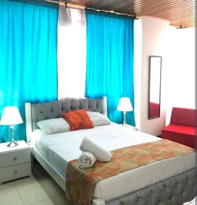 1If2-6 Apartamento En Cartagena Cerca Al Mar Con Aire Acondicionado Y Wifi-1
