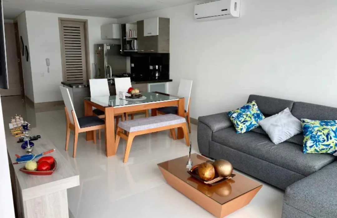 Apartamento Moderno con Vista al Mar en Bocagrande Cartagena-1