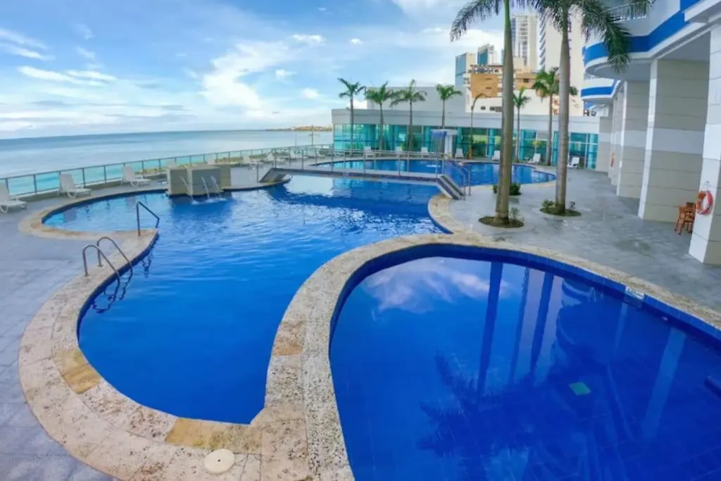 Espectacular Apartamento Frente Al Mar En Cartagena, Bocagrande, 5 Min Centro Historico-1