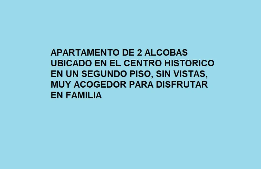 2C2-2 Apartamento De 2 Alcobas En La Ciudad Antigua Con Aire Acondicionado Y Wifi-1