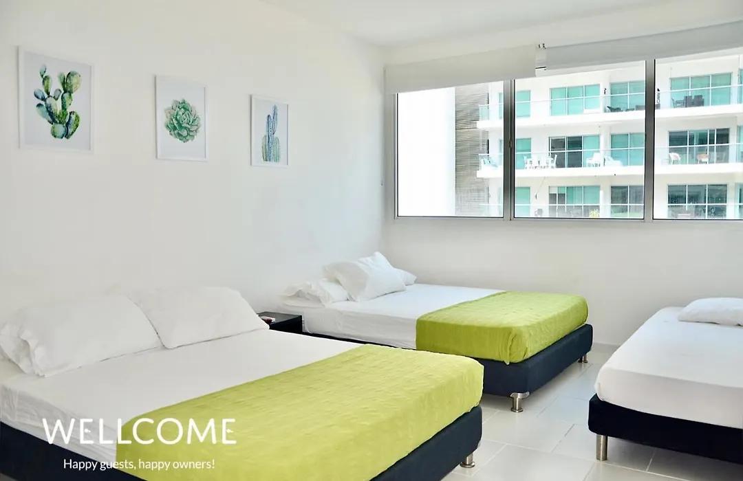 Apto Para 6 Piso 12+Balcon, En Cartagena-1