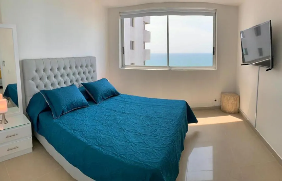 2P1-Al3 Apartamento De 2 Alcobas Frente Al Mar Con Aire Acondicionado Y Wifi-1