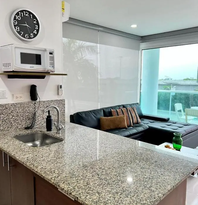 Apartamento Una Alcoba, Morros Beach, Playa Privada, Cartagena-1