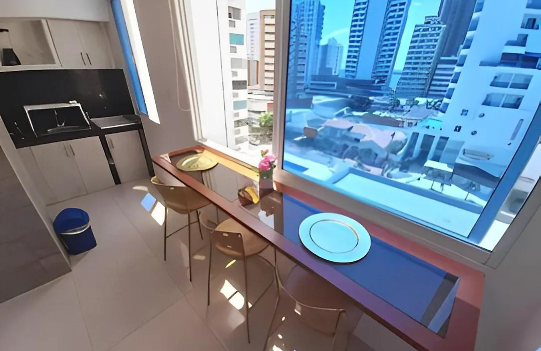 Comodo Apartamento En Bocagrande Cartagena 801B-1