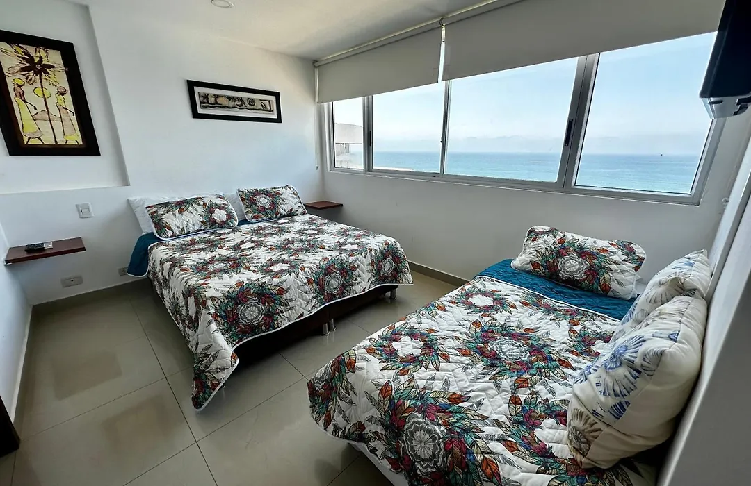 Apartamento Con Vista Al Mar Piso 19 Bocagrande-1