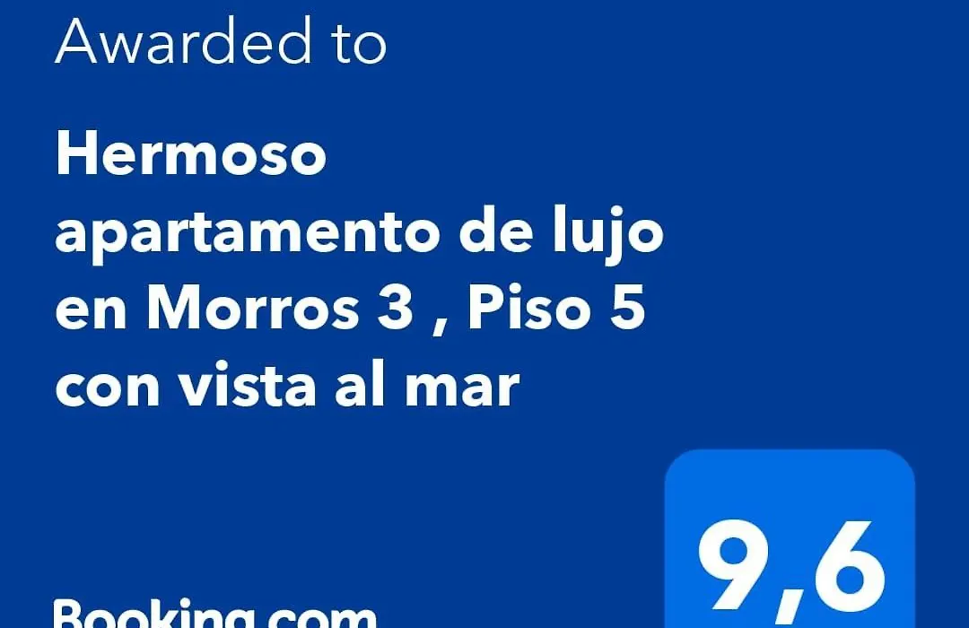 Hermoso Apartamento De Lujo En Morros 3 , Piso 5 Con Vista Al Mar-1