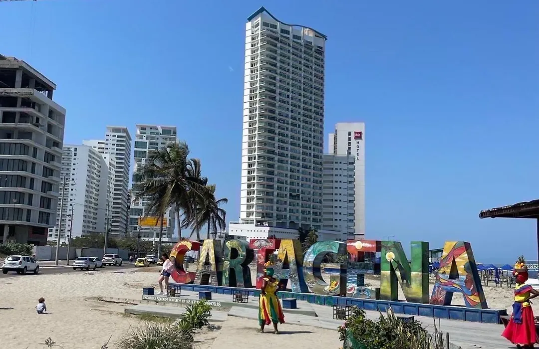 Front Beach Apartment Close To The Cartagena Letters-1