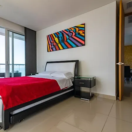 Apartamento De Lujo H2 Plaza Bocagrande Cartagena-2