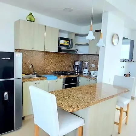Hermoso Apartamento Vista Al Mar. Edf Palmetto 1 .-2