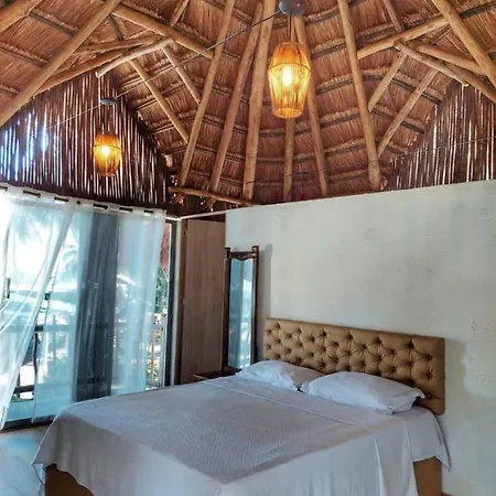 Pb-C3 Habitacion Tipo Cabana Con Balcon En Isla De Tierra Bomba Con Desayuno Aire Acondicionado Y Wifi-2