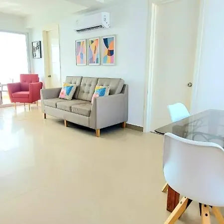 Hermoso Apartamento Vista Al Mar. Edf Palmetto 1 .-3