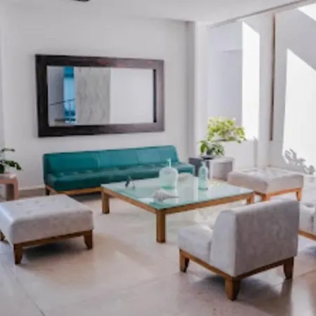 1M9-15 Apartamento Frente Al Mar Con Aire Acondiconado Wifi Y Piscina-2