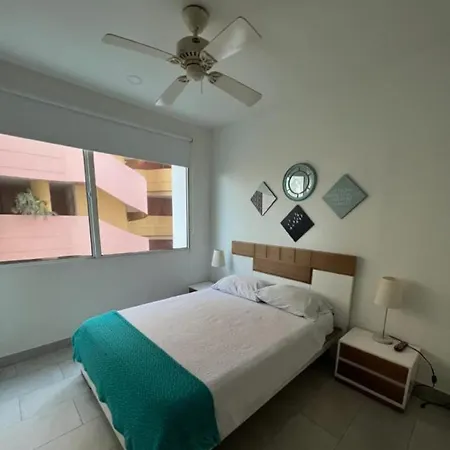 3M9-11 Apartamento De 3 Habitaciones Frente Al Mar Con Gimnasio Jacuzzi Y Piscina-3