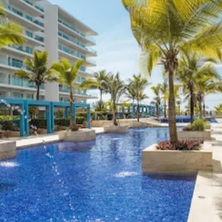 2Mu-7 Apartamento De 2 Alcobas Frente Al Mar Con Aire Acondicionado Widfi Y Piscina-2
