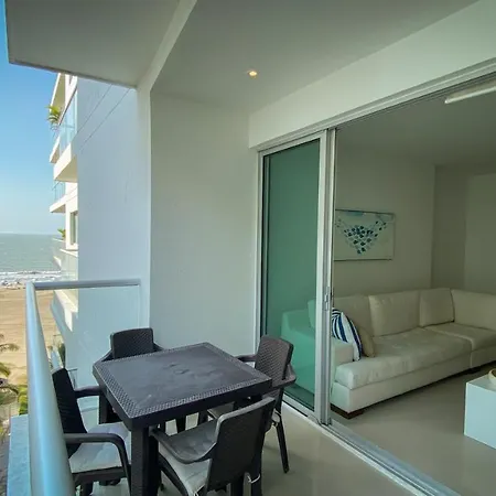 Vista Al Mar En Cartagena , Apartamento En Morros-2