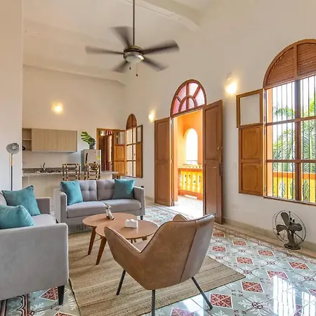 2Cm-J1 Apartment In Getsemani With Air Conditioning Pool And Wifi-3