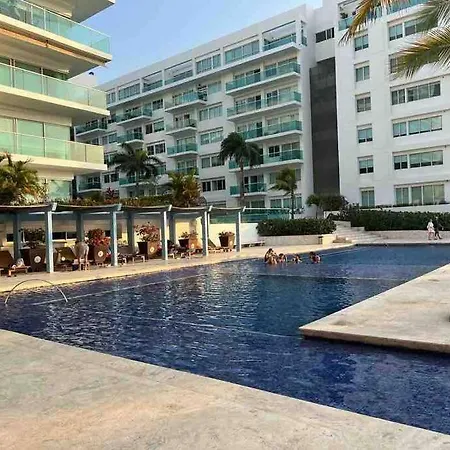 Apt Cartagena 2Hab 6 Personas Zona Morros Vista Al Mar-3
