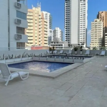 Comodo Apartamento En Bocagrande Cartagena 801B-2