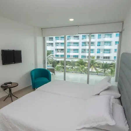 Apartamento De 2 Habitaciones En La Playa - Morros Cartagena-3