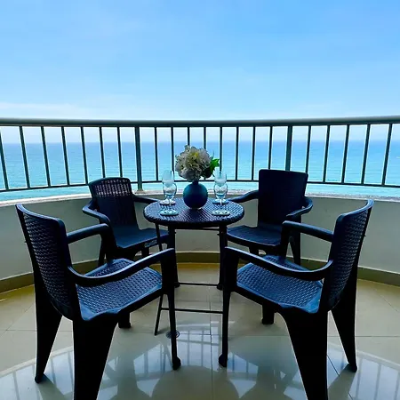 Apartamento Con Vista Al Mar Piso 19 Bocagrande-3