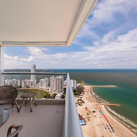 Apto De 2 Habitaciones Con Imponente Vista Al Mar En Bocagrande-2