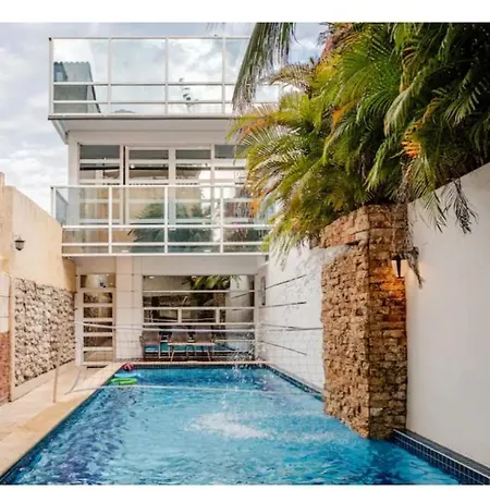 Casa con Piscina Privada Playas del Mar-2