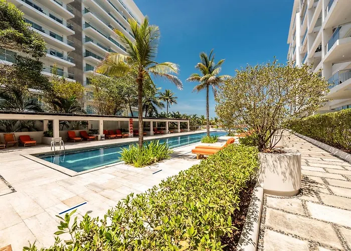 1M34-2 Beachfront Apartment With Air Conditioning And Wifi Cartagène acceptant les animaux