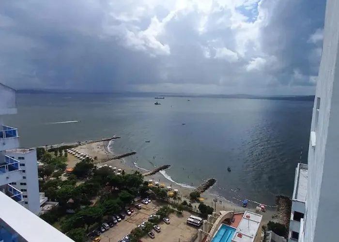 Appartement Hermosos Apartamento Con Excelente Vista Al Mar à Cartagène acceptant les animaux